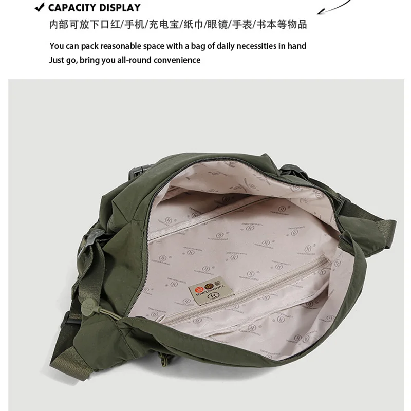 Tas Pinggang Multifungsi untuk Aktivitas Luar Ruangan, Berkendara Motor, Olahraga, Mendaki, Berkemah, Universal untuk Pria dan Wanita, Kapasitas Besar