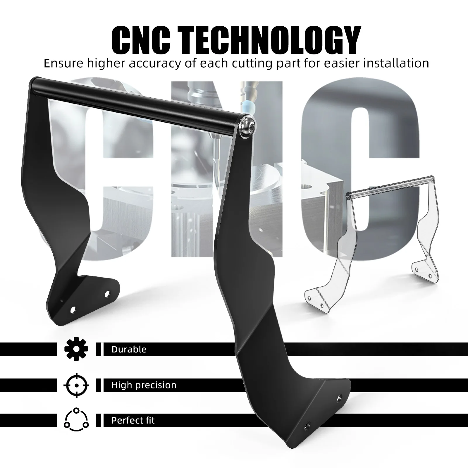 For Honda CRF1100L Africa Twin 2020-2025 NICECNC Navigation Bracket Holder For Honda CRF1100L Africa Twin Adventure Sports 20-25
