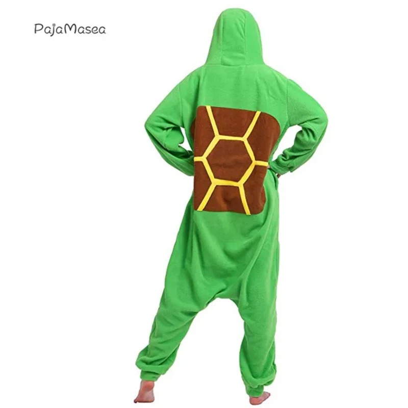 Halloween Kigurumi tutina Cosplay Costume tartaruga verde, regali di compleanno per PAajamas abiti da ballo di natale per ragazze e ragazzi