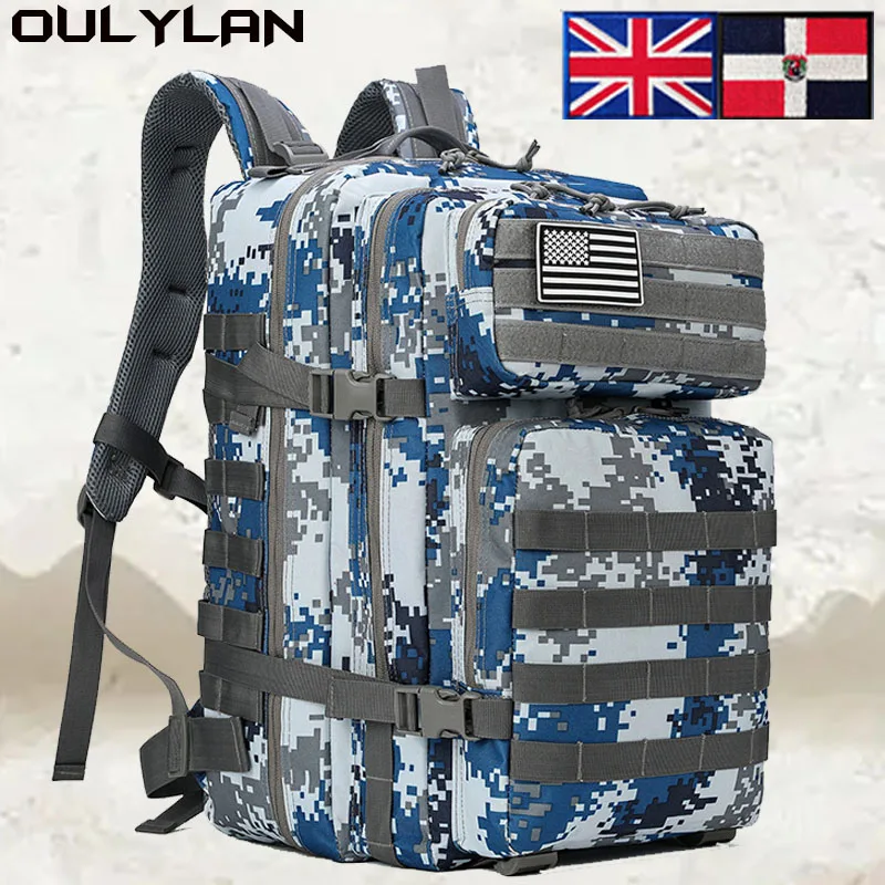 

30L/45L Camping Hunting Men Women Tactical Rucksack 3P Molle Assault Bag Waterproof Travel Hiking Backpack Bags