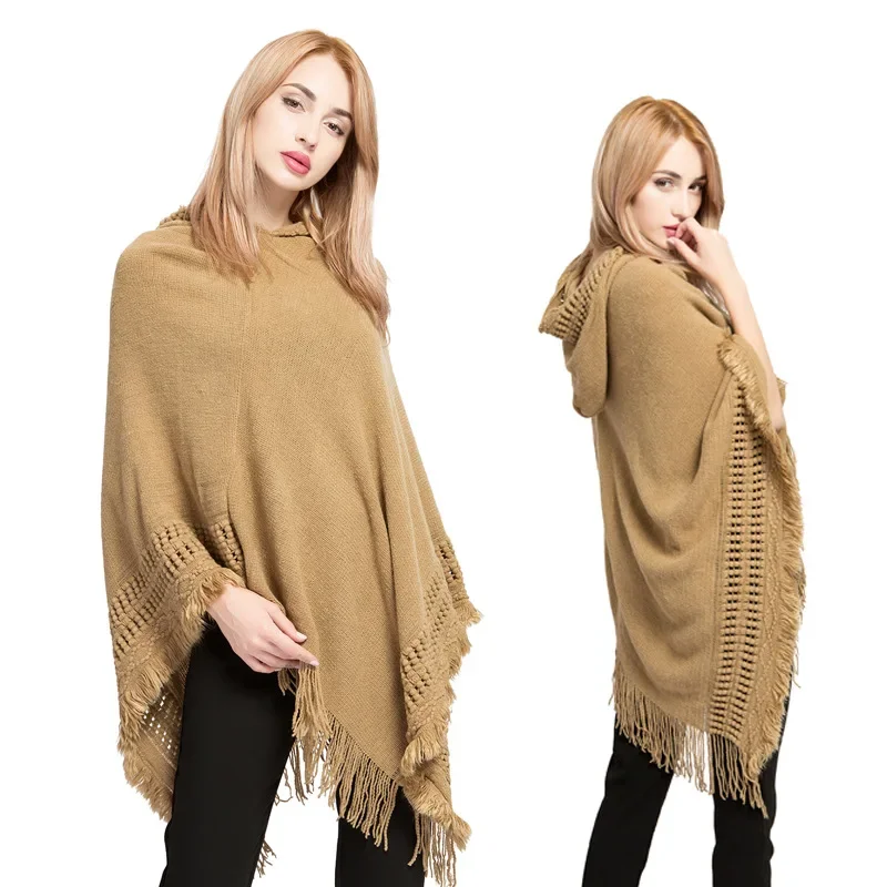 Fashion Winter  Ponchos and Capes for Women Oversized Shawls  Oversized Multifunction Shawls with Caps