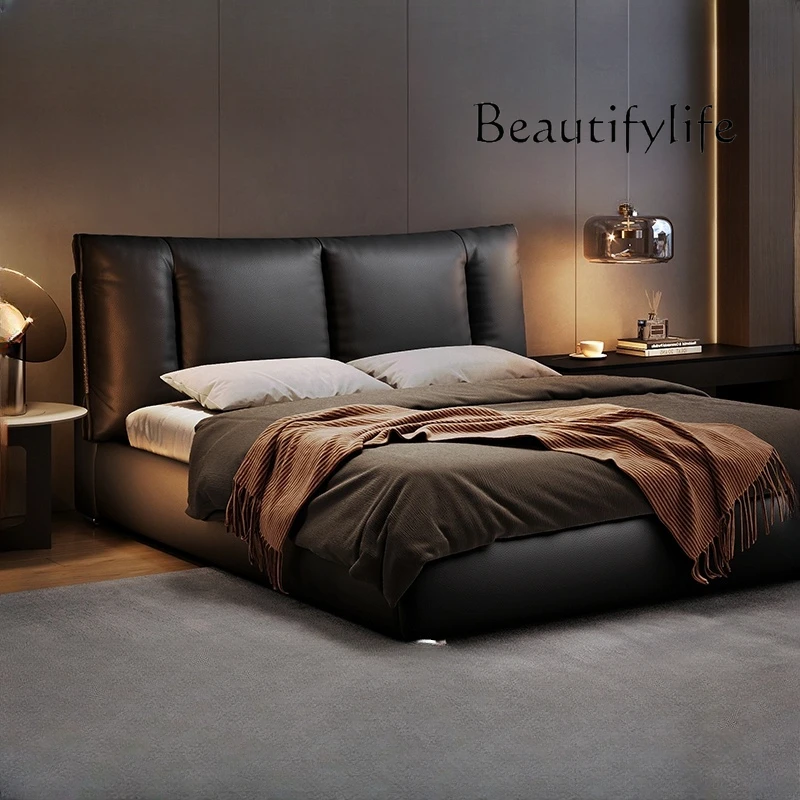 

Simple Double Bed Frame Wood Modern European Storage Twin Bed Frame Queen Size Full Nightstands Cama De Matrimonio Furniture