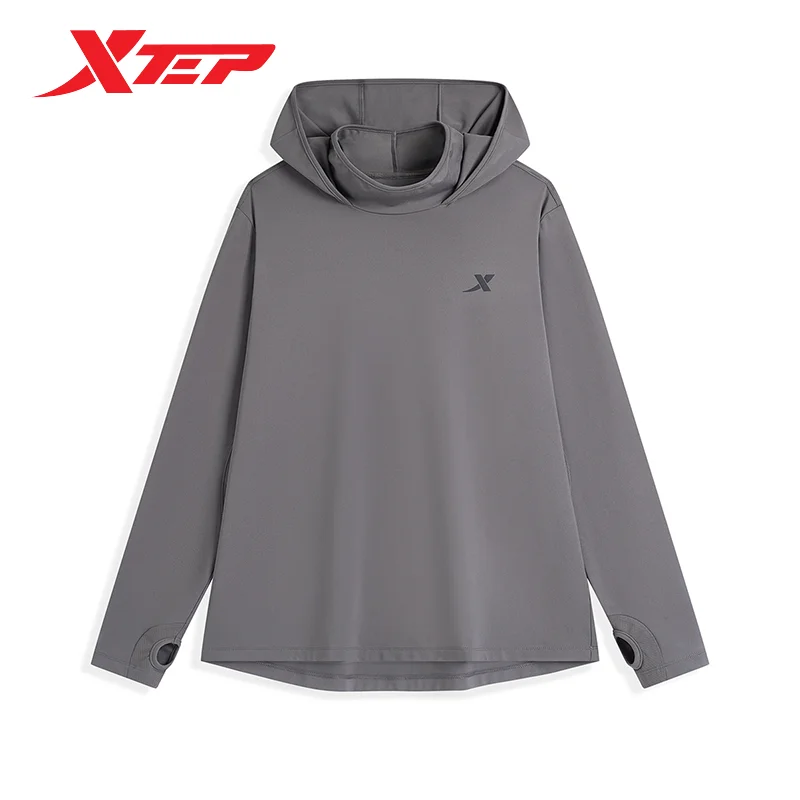 Xtep Knitting Shirt For Men 2024 Autumn Comfortable Soft Sweatshirt Leisure Athletic Outdoor Long sleeves Tops 876329030088