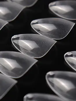 120 ks XXS super krátké mandlové celoplošné tvarované měkké gelové tipy na nehty, presovací kapsle, americký gel X umělé falešné nehty 10 nejlepší prodej Americké kapsle - №10