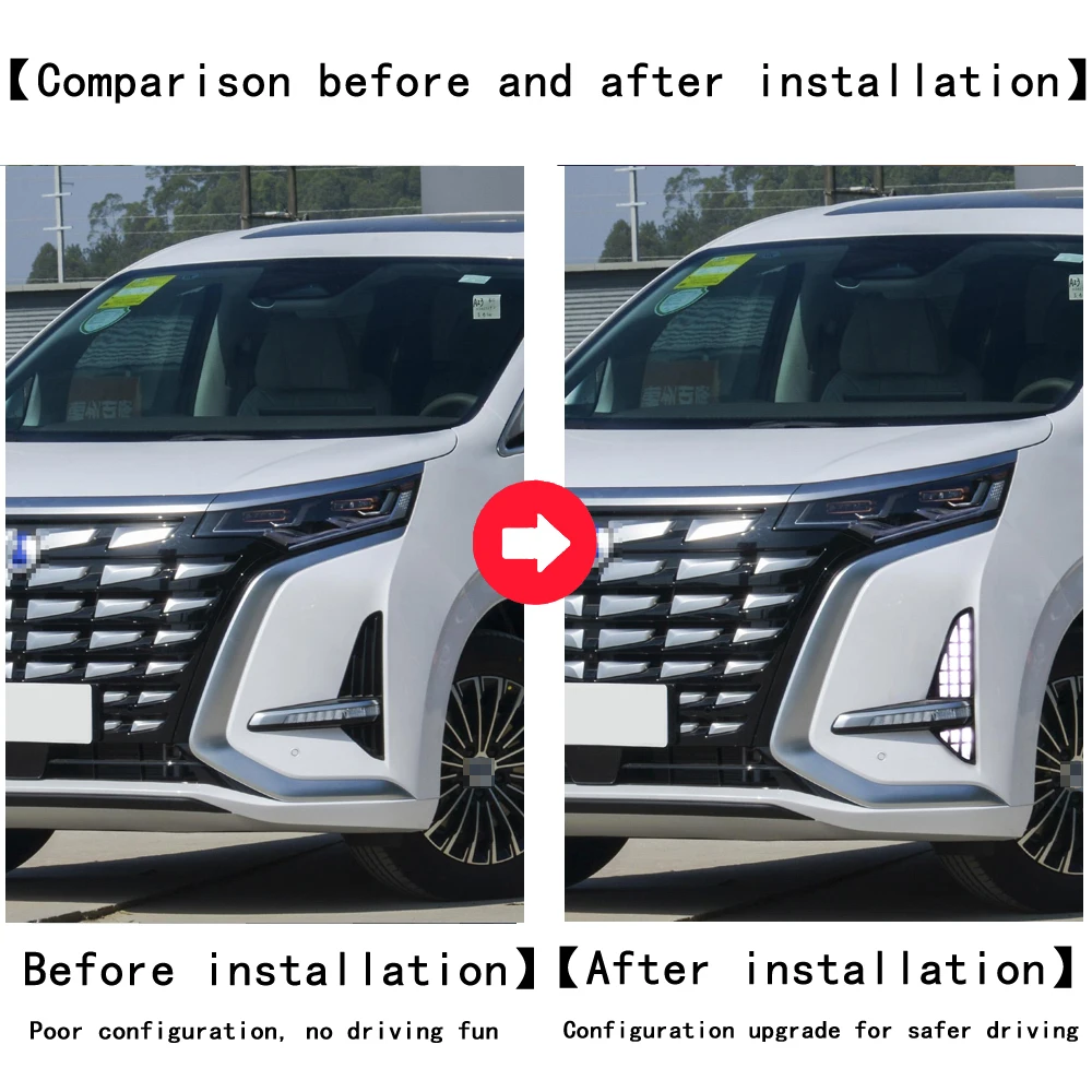 2 قطعة DRL لدينزا D9 2022 BYD 2023 D9 MPV Led النهار تشغيل أضواء الأصفر بدوره إشارة مصباح مقاوم للماء