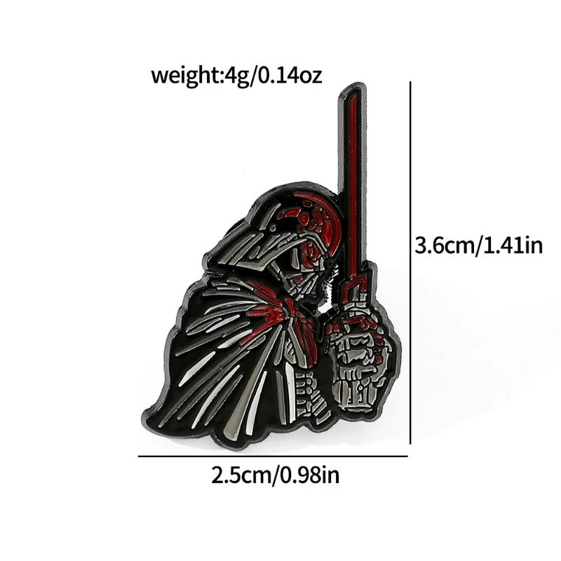 Creative Cartoon Metal Brooch Anime Movie Peripheral Alloy Badge Trendy Versatile Clothing Accessories Collar Pin image 6