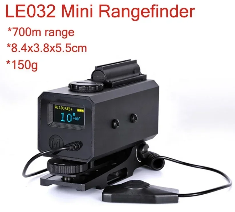 Laserwork LE032 Laser Rangefinder Night Vision Mountable 700M Mini Laser Rangefinder For Hunting