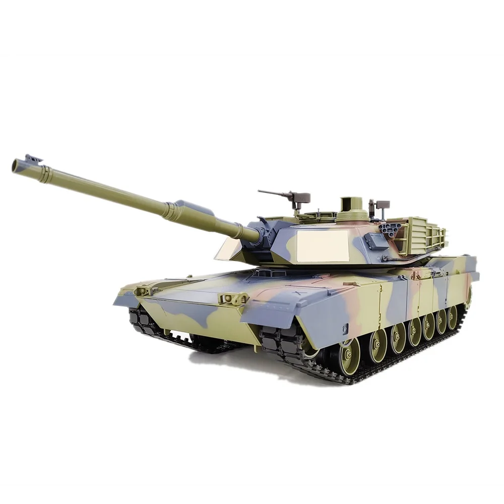 クールバンク ヘンロン 3918 改造 M1A2 エイブラムス 聖霊降臨記念日 白軍戦車 1/16 2.4Ghz ラジコン戦車 サウンド&ライト付き 大人/男の子向け