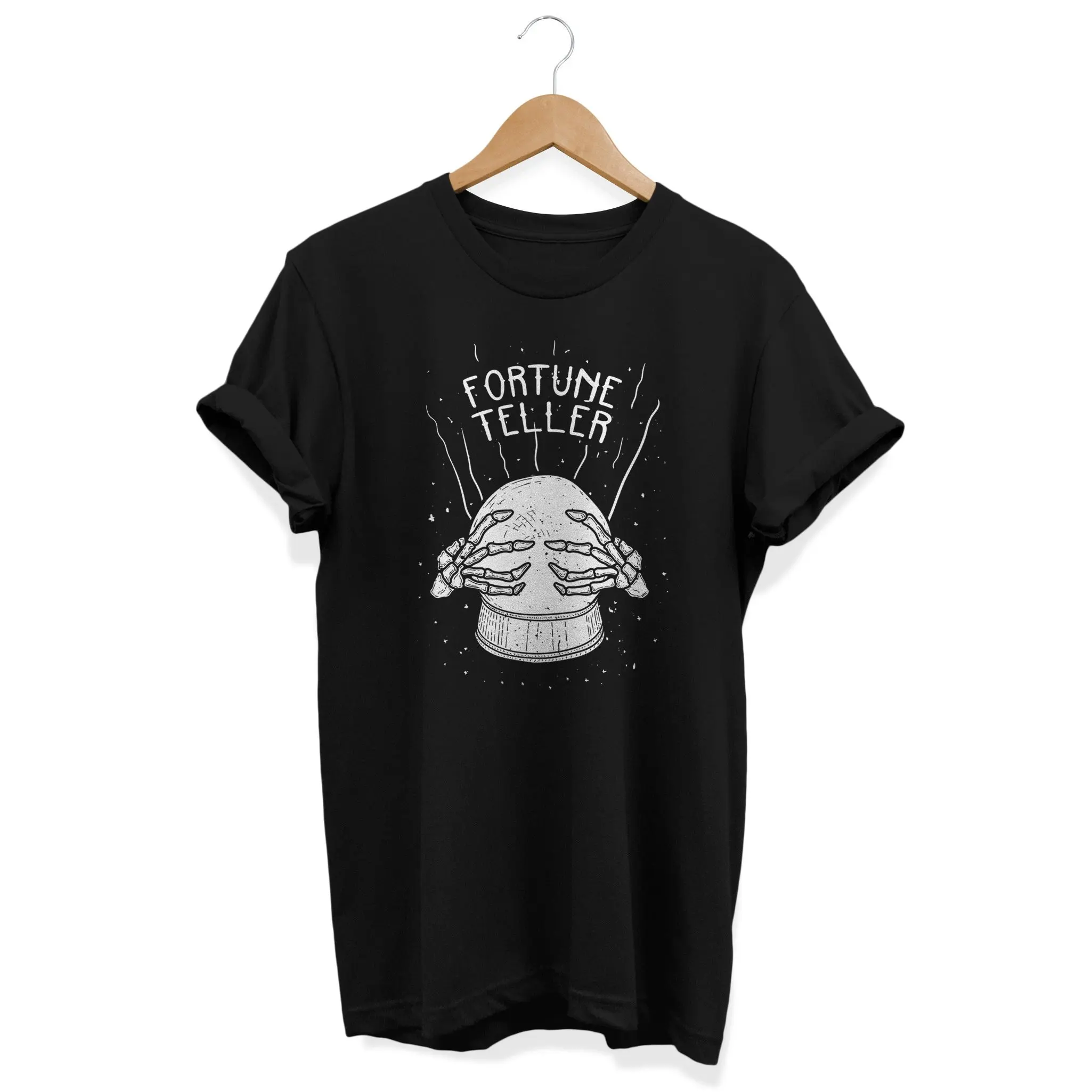 Fortune Teller T Shirt Aesthetic Clothing Grunge Clothes Witchy Alternative Kleidung Occultism Apparel Goth Top Edgy Fashion