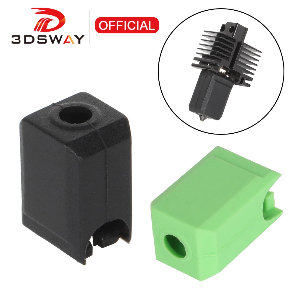 For Bambu Lab P1P P1S Silicone Socks Cover Heating Block kit nozzle for BambuLab 3D printer hotend X1 X1C Heated Block socks
