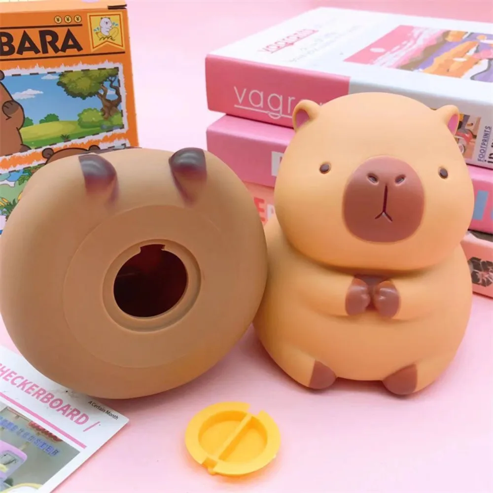 Savings Tank Capybara Piggy Bank Decorative Large Capacity Capybara Money Boxes Collectible Cartoon Capybara Storage Box