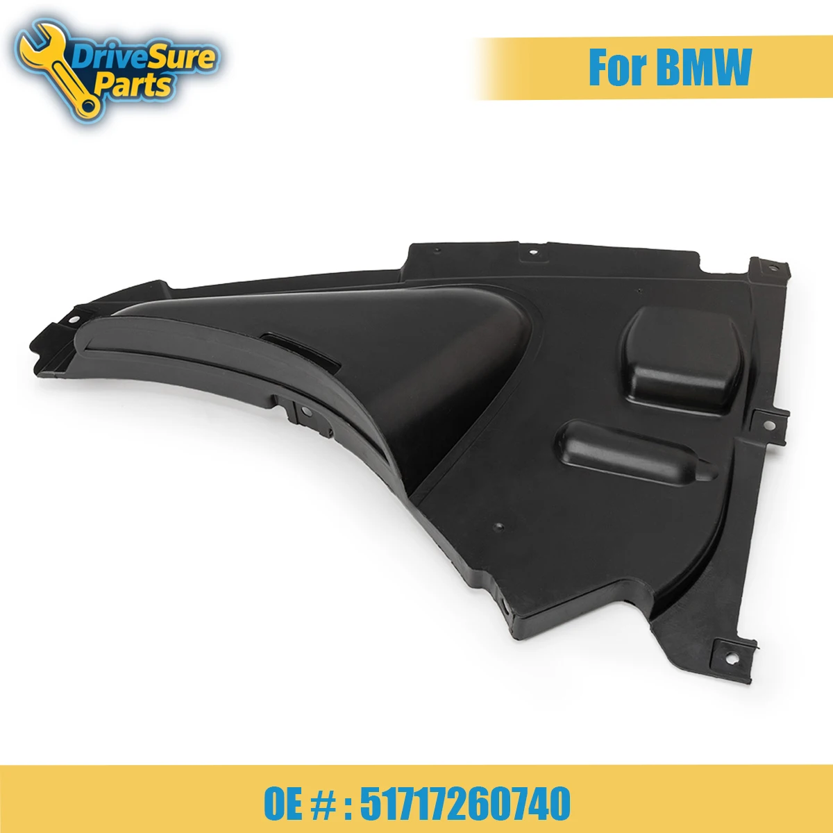 

51717260740 1PC Front Right Splash Shield Inner Fender Liner For BMW 320i 328i 335i F30 2012-2018 Car Protective Cover