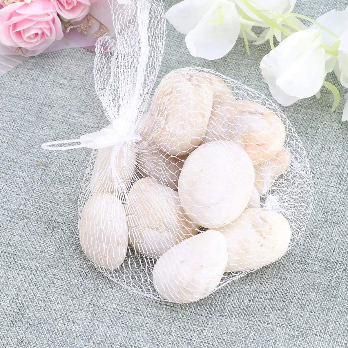 

350G Smooth Grey Painting Rocks for Art Crafts Hand-Painted DIY Stone Art Projects Assorted Sizes Shapes Ready to Paint