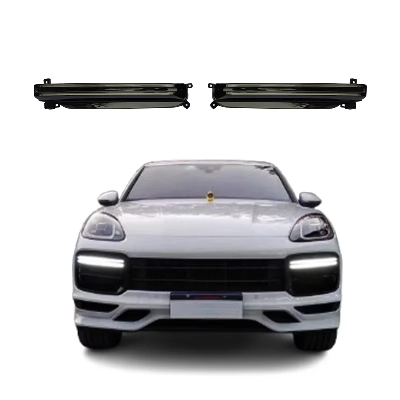 2018-2024 Daytime Running Lights Front Bumper Turn Signals New Upgrade Condition For Cayenne Turbo