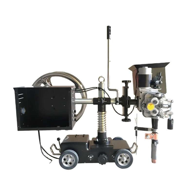 Welding Source and Flux Recovery System Equipped with Submerged Arc Welder 4 Wheel Welding Tractor Trolley