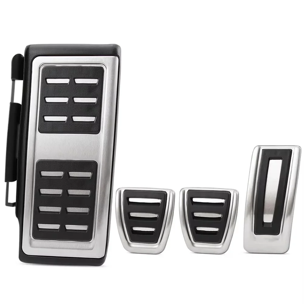 For Audi A1 Mk2 GB Sportback Citycarver 2019~2024 Car Foot Pedals Covers Acessories Rest Brake Accelerator Stainless Steel Alloy