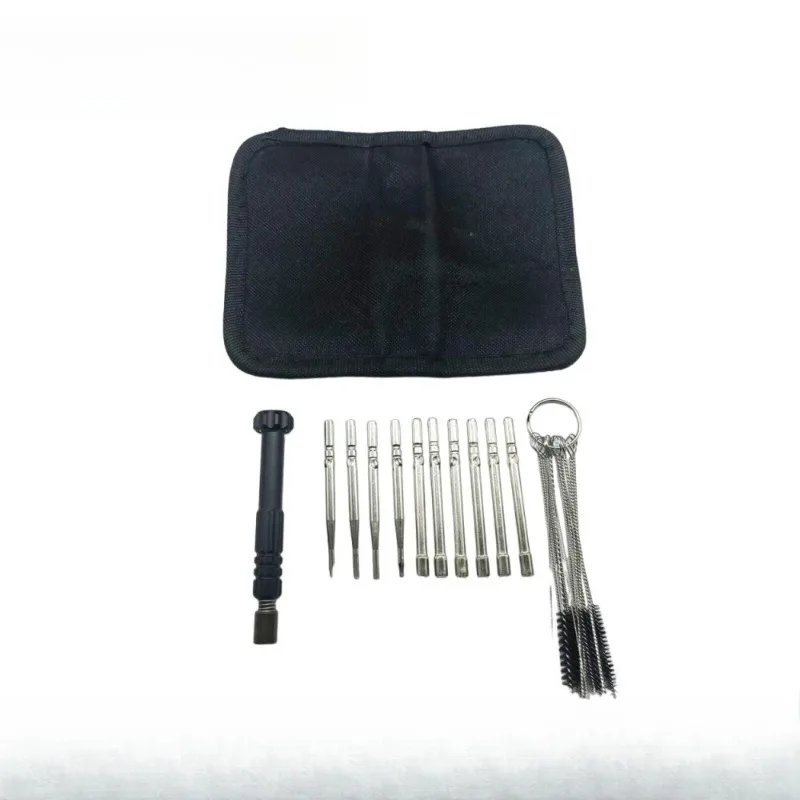 

Suitable for Saw Lawn Mower Small Carburetor Adjustment Tool Fine-tuning Screwdriver 10-piece Set Cleaning Brush