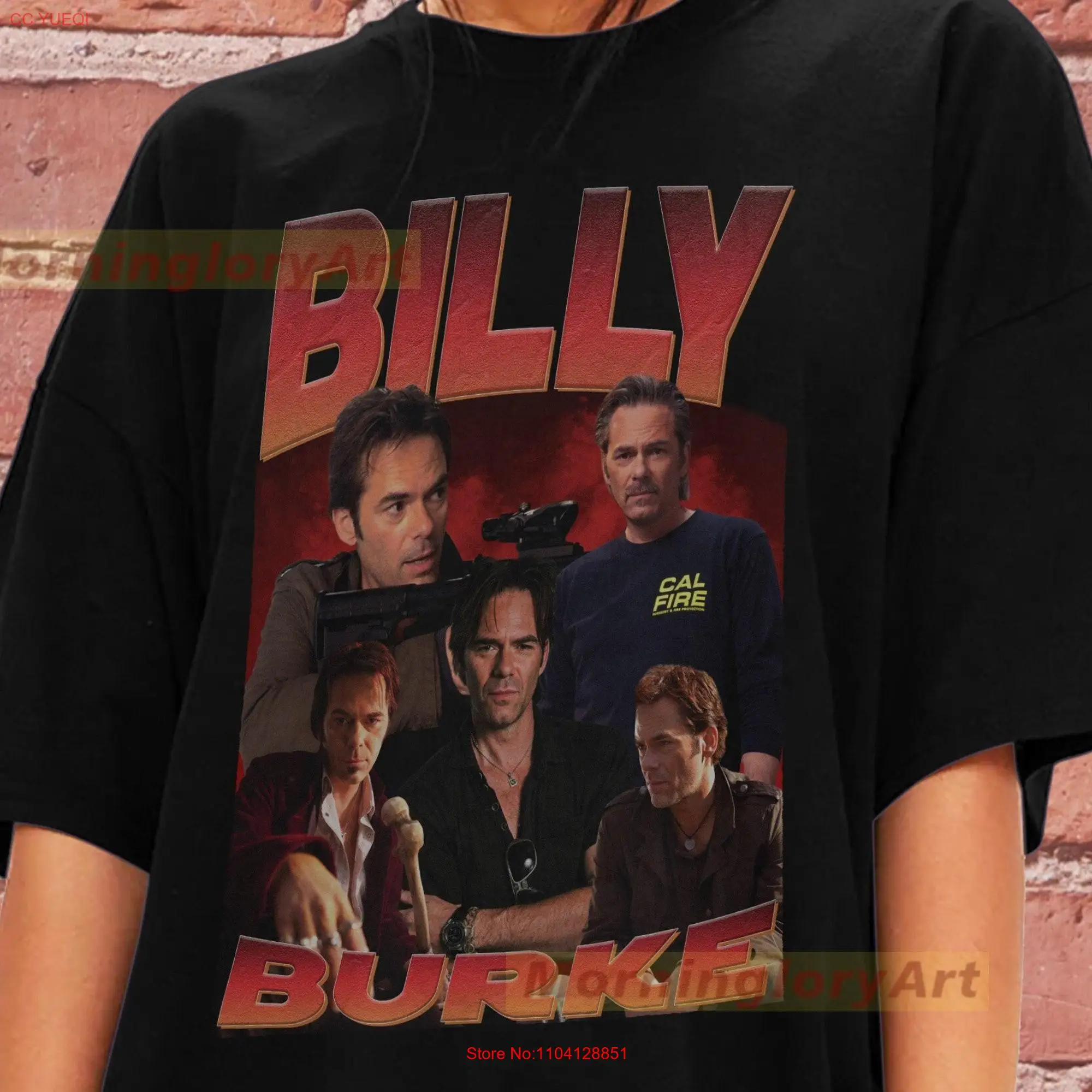 Billy Burke T Shirt SweaT Sweater Cotton Clothing long or short sleeves