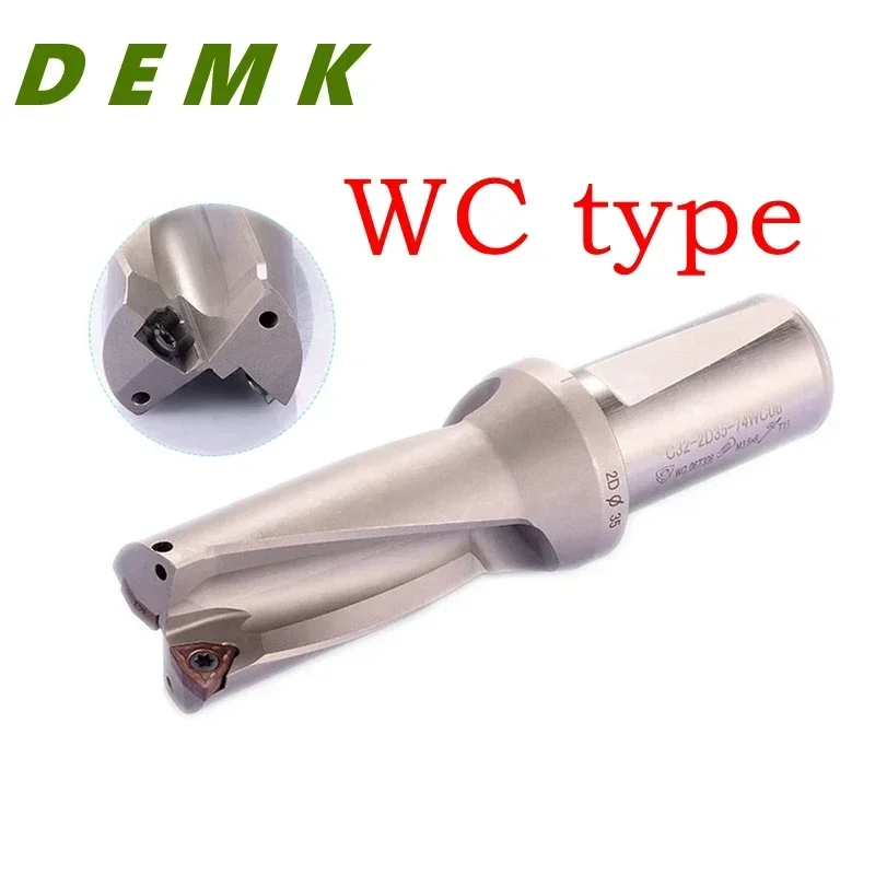 WC series D14-D50 2D 3D 4D 5D insert bit U drill depth fast drill for Each brand WCMX insert Machinery Lathe CNC drilling