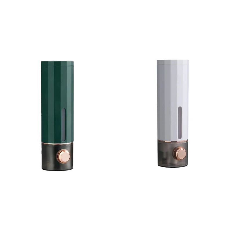 

B03C-Настенный дозатор мыла, дозатор ручного пресса для дома и отеля - гель для душа, контейнер для шампуня