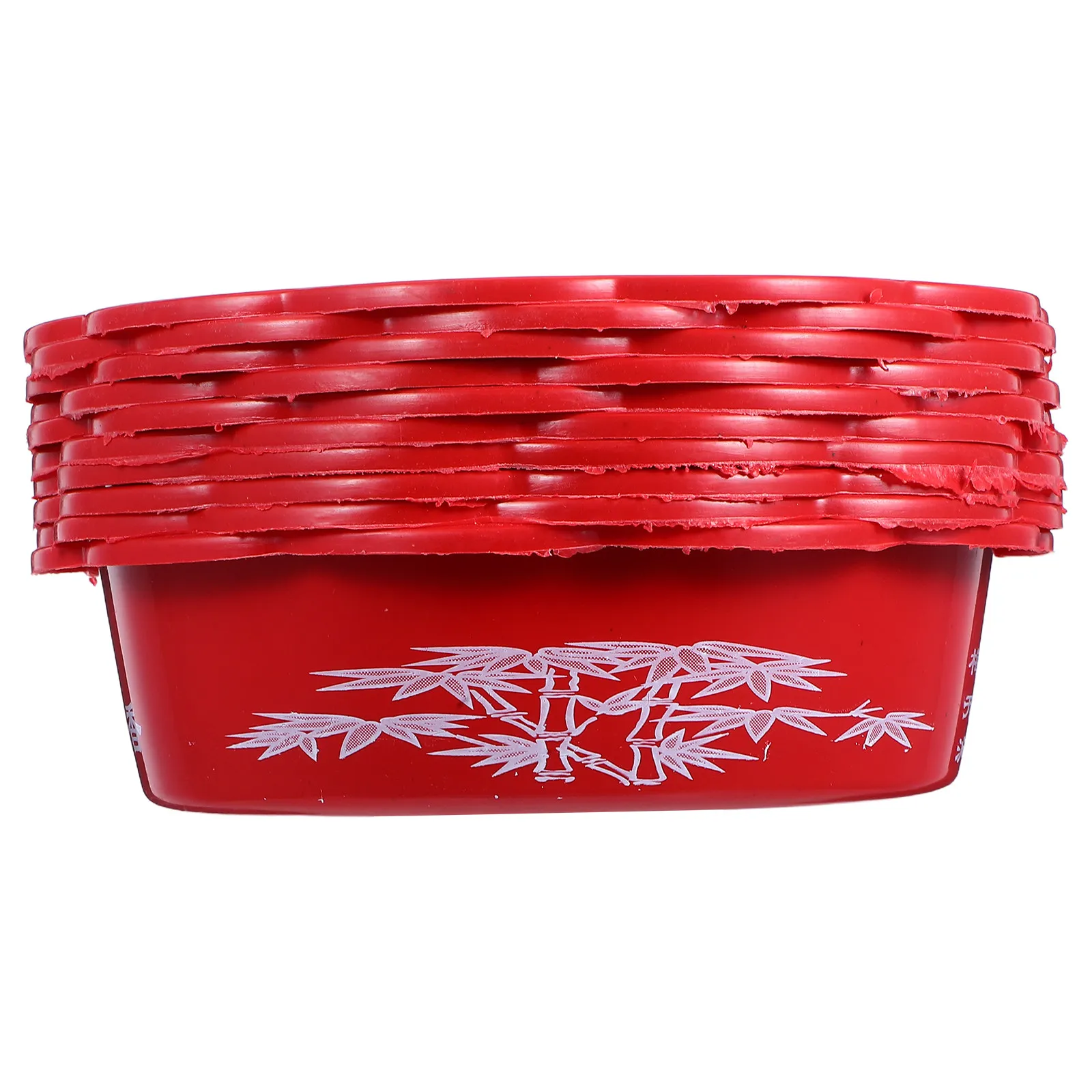 10Pcs Round Hydroponic Planter Bowl with Artistic Design for Narcissus Water Indoor Outdoor Use