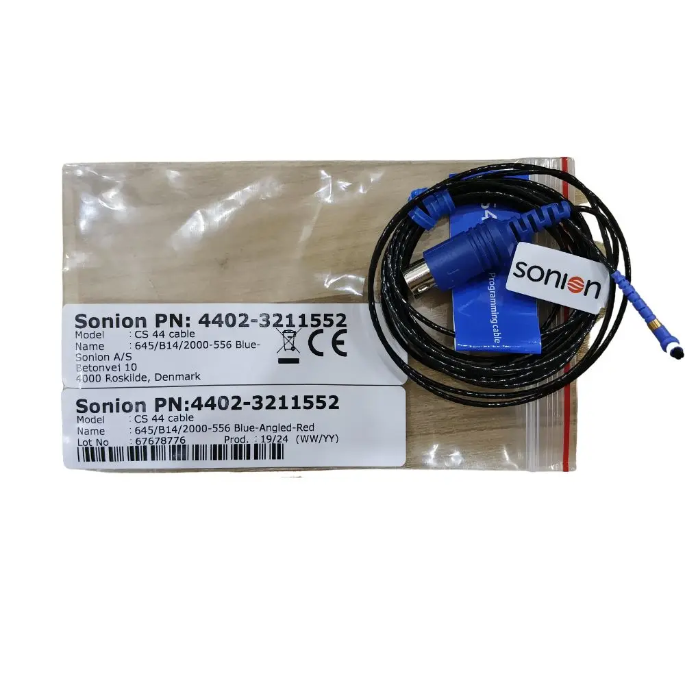 

Кабель для программирования CS44 Signia/Resound/Oticon BTE Кабели для программирования цифровых слуховых аппаратов Sonion