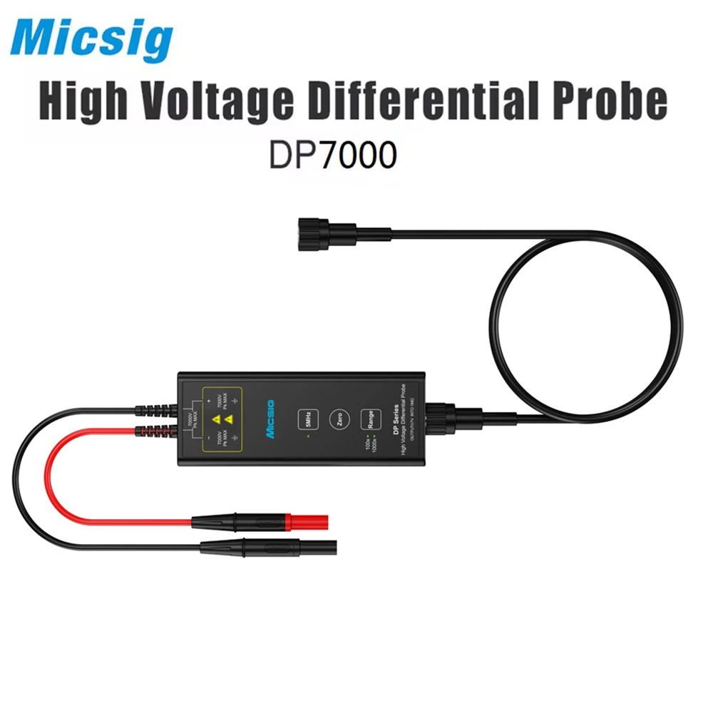 Micsig Oszilloskop-Hochspannungs-Differenztastkopf der DP-Serie – DP700/DP1500/DP3000/DP7000 Oszilloskop-Tastkopf