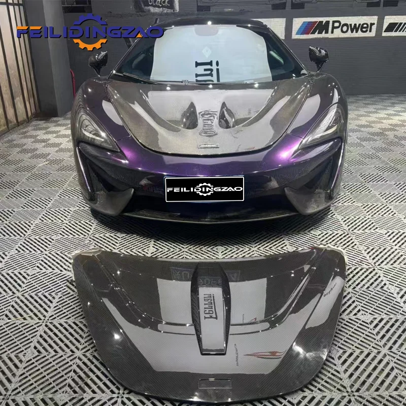 for Upgrade McLaren 540C 570S 600S Modified Dry Carbon Fifber Hood