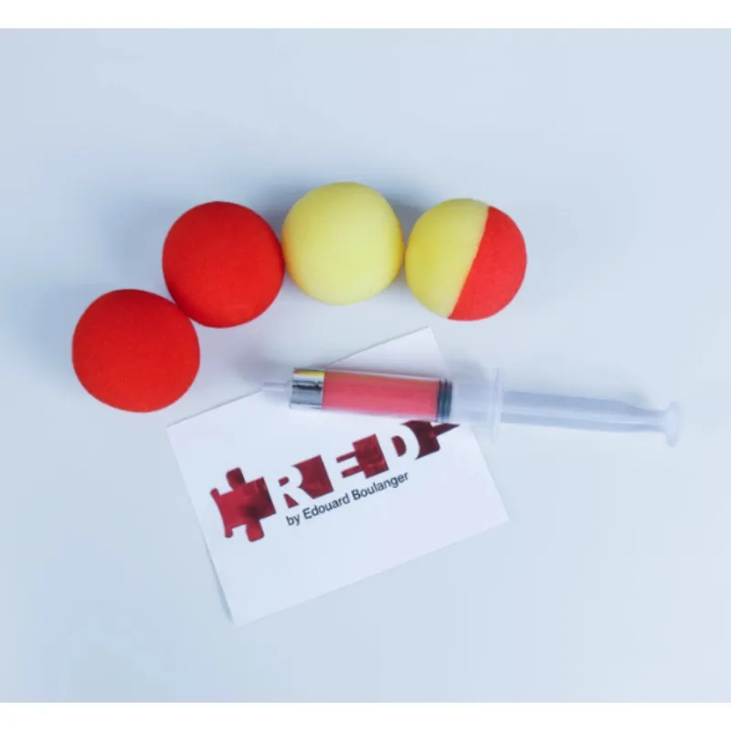 RED by Edouard Boulanger Close-Up Magic Trick with Gimmick & Online Instructions, Mentalism, Street Magic, Magician Props & Fun