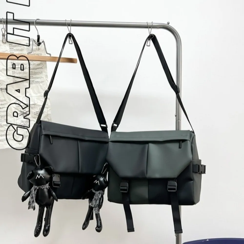 

Waterproof Crossbody Shoulder Bag Multi-pocket Casual Style Waterproof Messenger Bag Unisex Nylon Large Capacity Bag