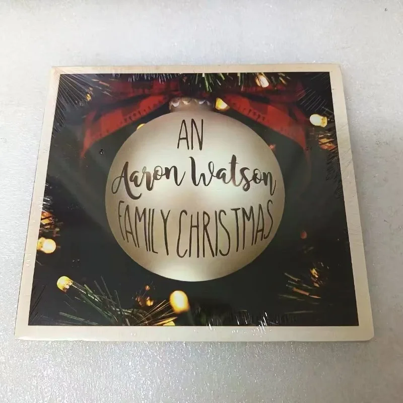 

An Aaron Watson Family Christmas Pop Music CD Album Car Record Gift Box Party Music Collectible Car Stereo Gift For Music Lovers