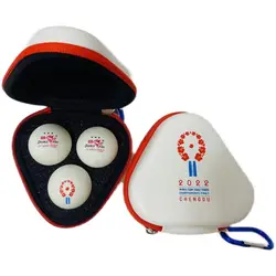 CHENGDU World Championships Double Fish 3-Star V40+ Ping Pong Balls Official 3 Star Table Tennis Ball 2022 Limited Edition