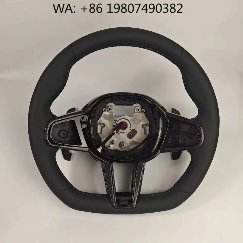 

2012-2016 Carbon Fiber Leather Steering Wheel Custom Sport For Compact Sport Auto Interior