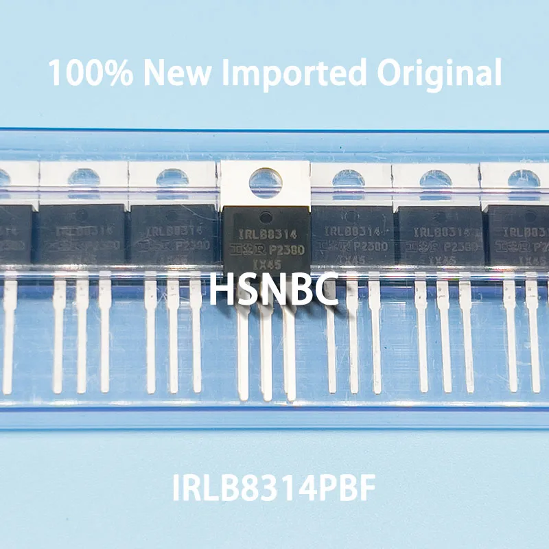 10Pcs/Lot IRLB8314PBF IRLB8314 TO-220 30V 171A MOSFET N-Channel Field-effect Transistor 100% New Imported Original