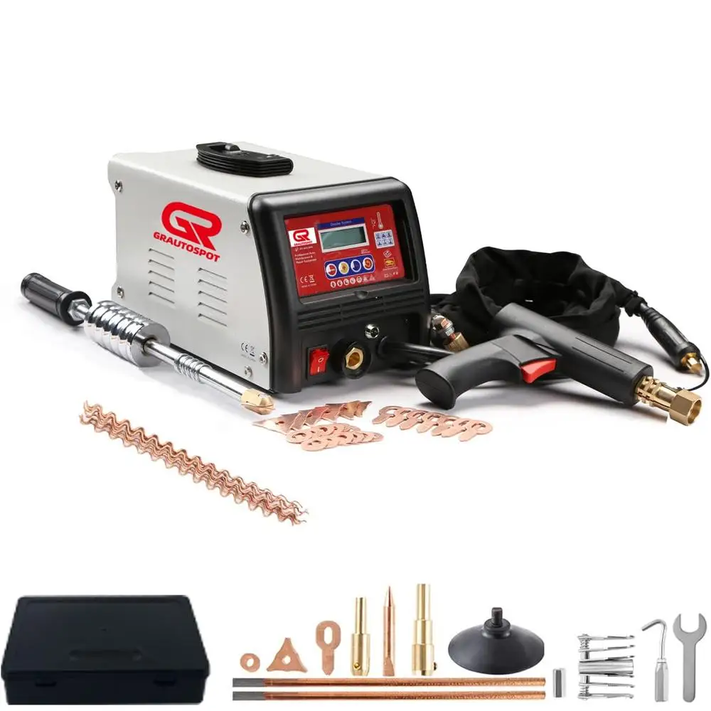 Spot Welder Dent Puller Machine 110V 3KW Panel Welding Tool 9 Models Car Body Repair Kit Multi-function Stud Metal Repair