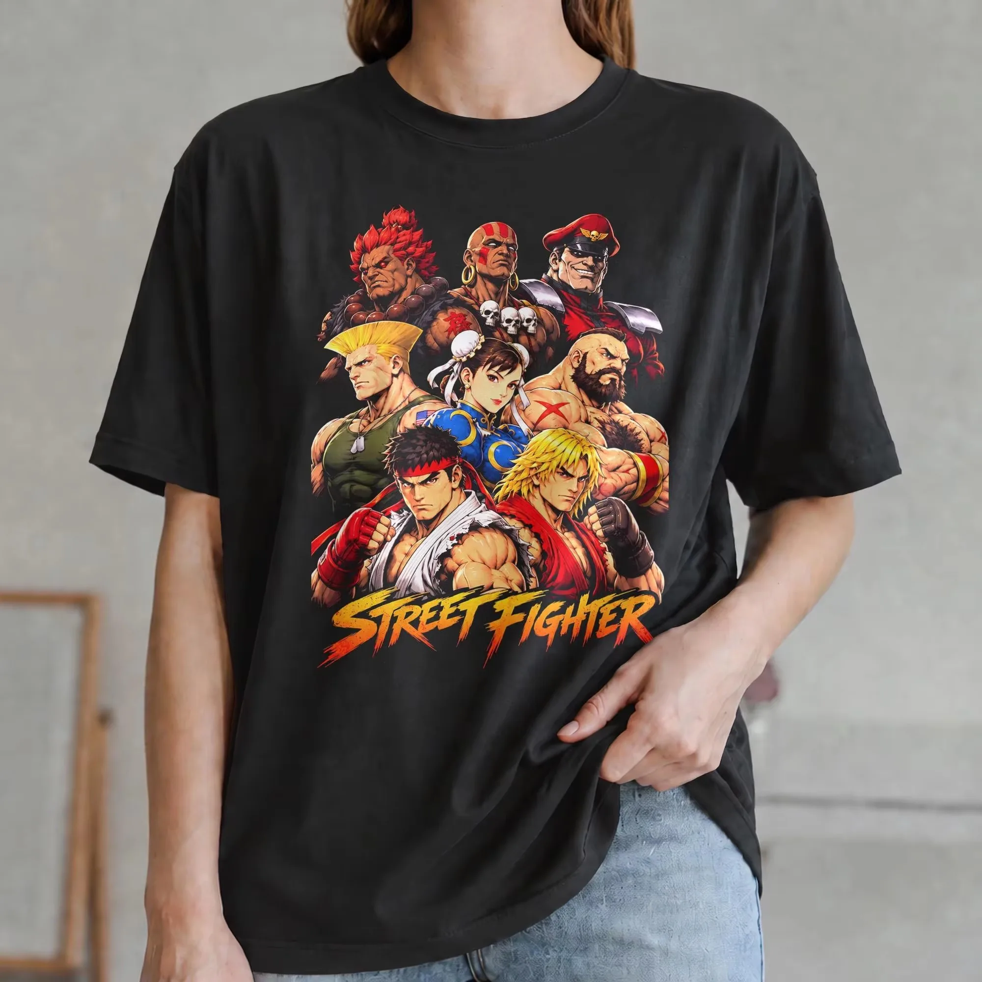 2026 Street Fighter E.Honda Graphic T-Shirt Classic Arcade Game Character Unisex Short Sleeve Gaming Fans Tee