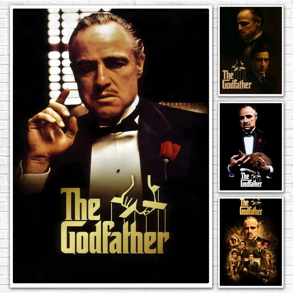 Movie The G-Godfather Painting Calligraphy Canvas Mural For Interior Walls Crease-Free Beautiful For Living Room Bedroom