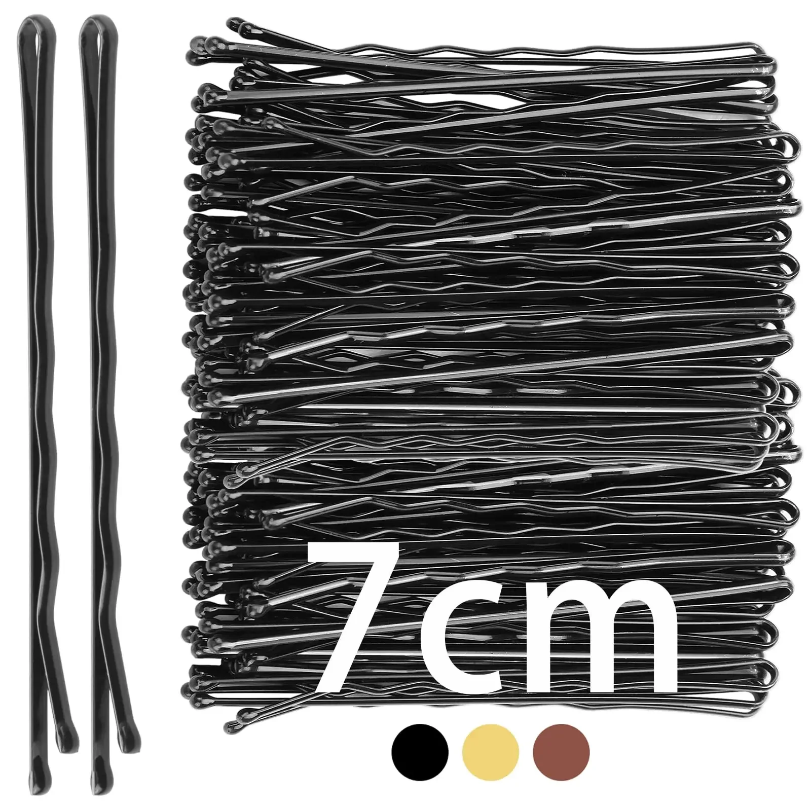 50pcs Hair Bobby Pins 7CM Large Hair Clips Kirby Grips for Women Girls Styling Pins Invisible Hairpin Bulk Hair Accessories