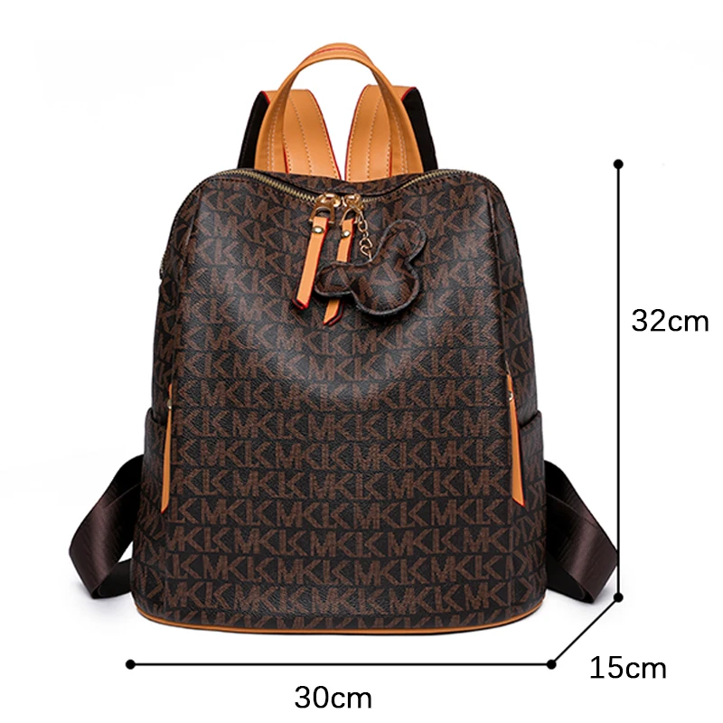 New Fashion womens Backpacks High Quality PU Leather Backpacks women Travel Bagpack Shoulder Bags for Teenagers Girls knapsack