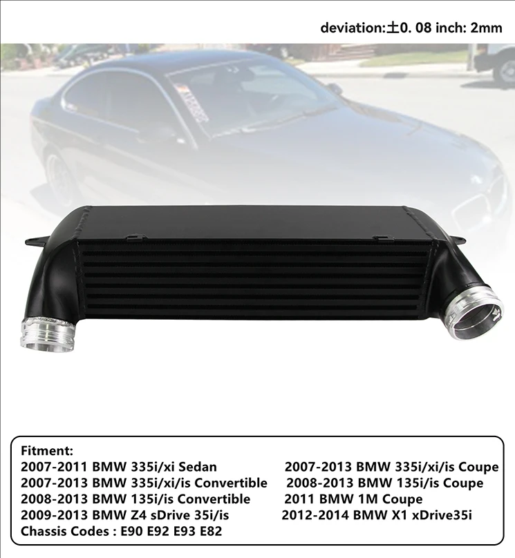 

Suitable for the 3.0-liter Z4 X1 E90 E92 E93 E82 intercooler of BMW 335i 135in 54N55