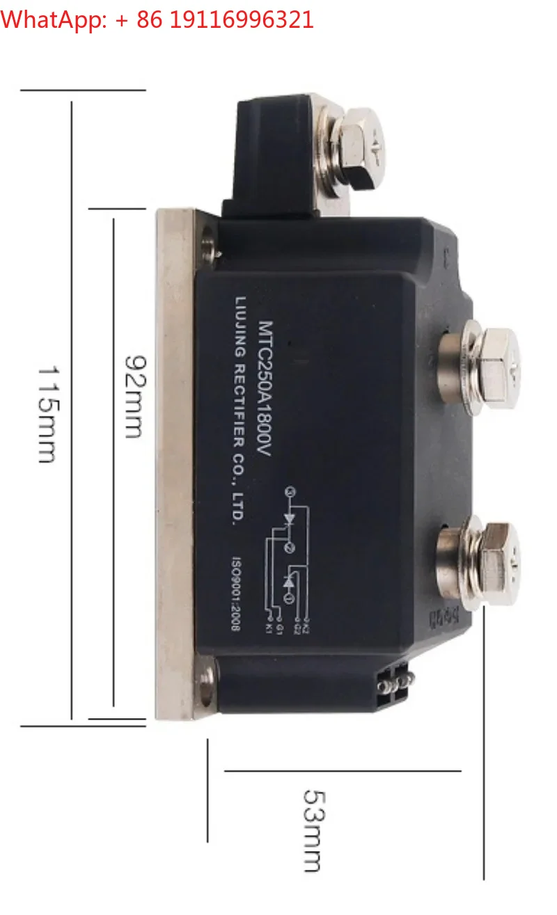 

MTC300-16 MTC300A1600V Thyristor Silicon Module MTX300-12 14 18 20
