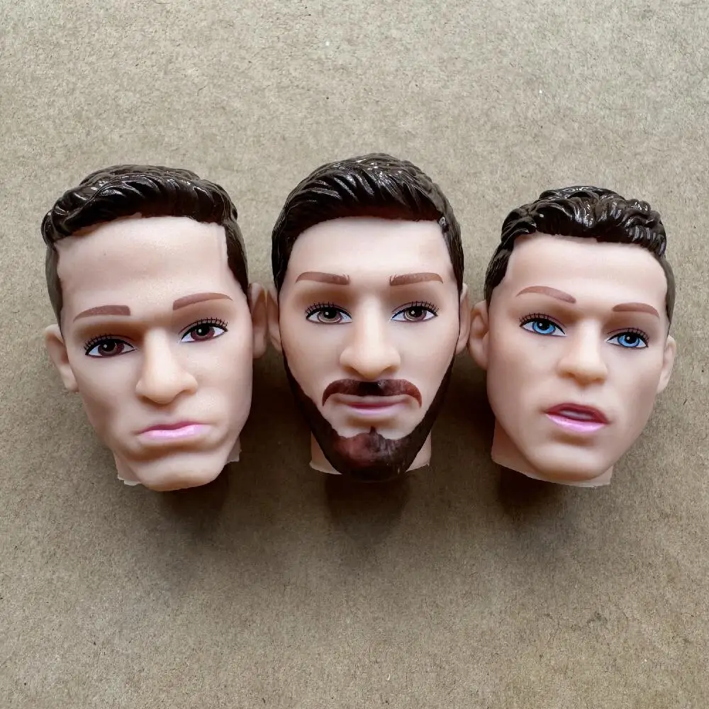 1/6 Maßstab Europäischer Jungenkopf Fußballspieler Männlicher Puppenkopf für DIY-Körper Kinderspielzeug Geburtstagsgeschenke – Detail 1