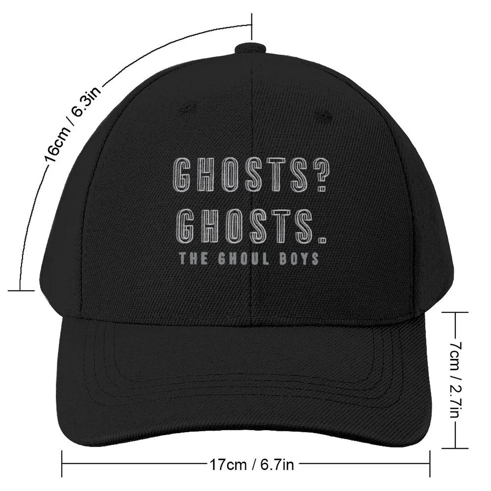 Ghoul Boys Baseball Cap Big Size Hat Fashion Beach Men's Hats Women's