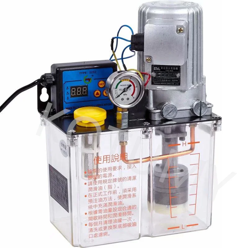 Imagem -02 - Cnc Elétrica Graxa Lubrificante Bomba Lubrificação Óleo Bomba 2l 3l 4l 220v 380v