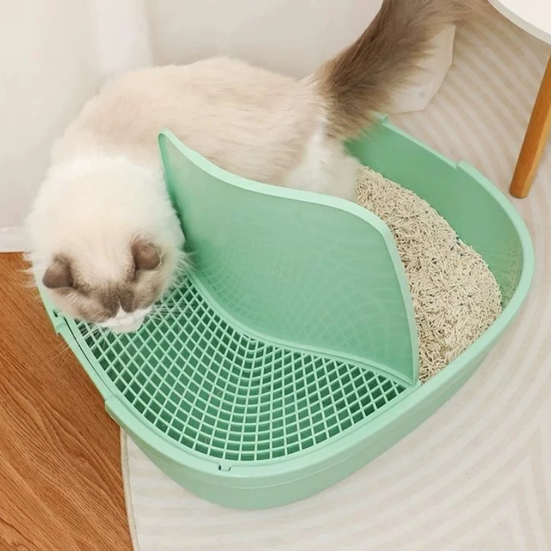 

Corridor-Style Fully Enclosed Large Cat Litter BoxSplash ProofSand ProofOdor ProofOversized Toilet Litter BoxCat Restroom