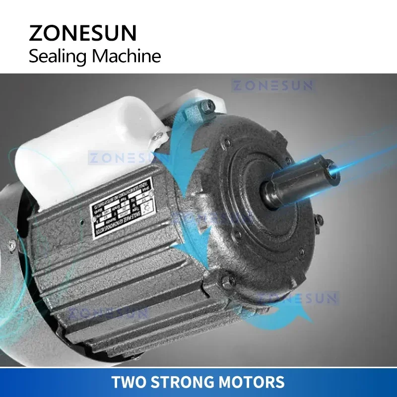 ZONESUN Beer Can Seamer Tin Can Sealer Double Seamer Bench Top Cannular Electric Can Sealing Equipment ZS-FK260