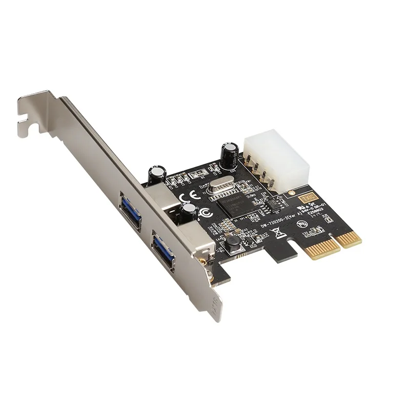 10 Uds. Tarjeta de expansión PCI USB 3,0 multipuerto de alta calidad Pci-e Riser portátil Usb 3,0 tarjeta Pci Express