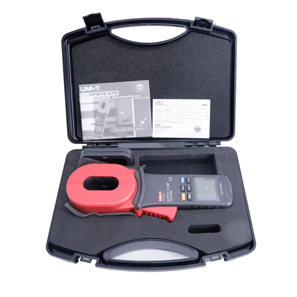 UNI-T UT275 Digital Clamp Earth Ground Resistance Testers Auto Power Off Jaw Capacity 28mm