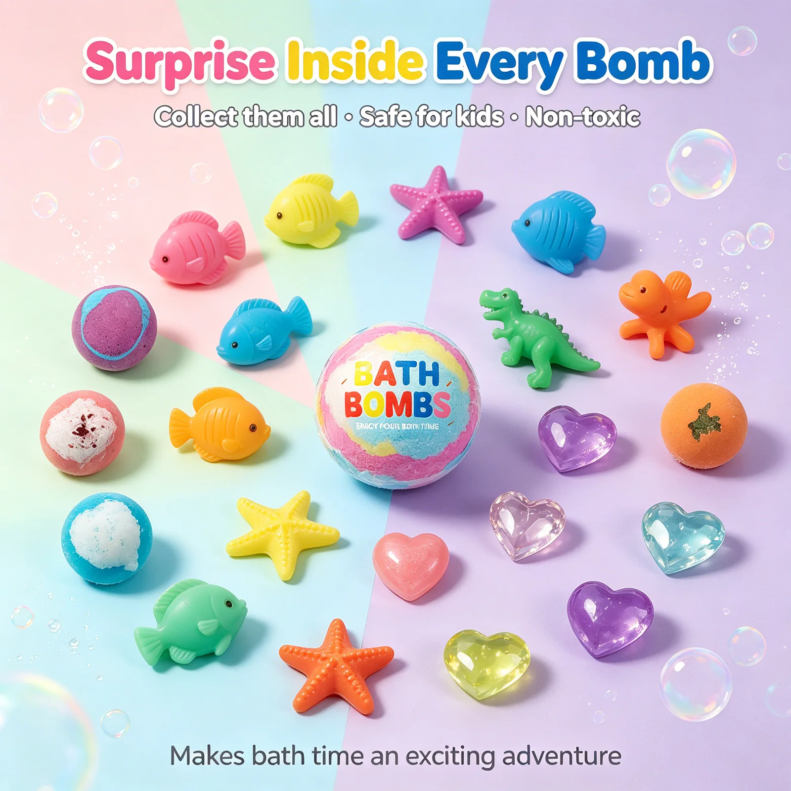 1/4/6/12개입 목욕 폭탄 세트 (내부에 깜짝 장난 - Bath 리뷰 및 가격