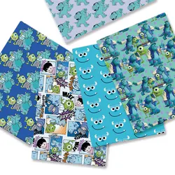 disney fabric 140x50CM Cartoon Polyester cotton fabric Patchwork Tissue Kid Home Textile Sewing Doll Dress Curtain cotton Fabric